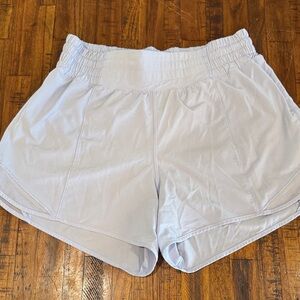 Lululemon Hotty Hot 4 Long Light blue Shorts